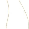 14k Gold-Plated Satellite Short Pendant Necklace, Fashion Jewelry for Women