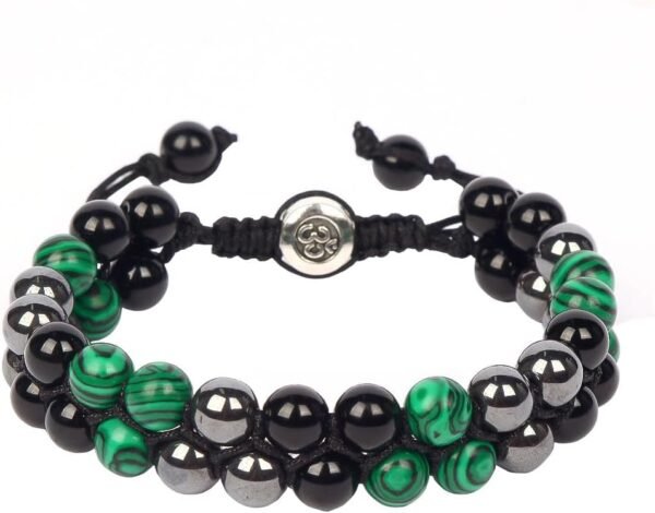 Triple Protection Bracelet - for Protect & Balance - Energy Crystal Handmade Bracelets for Men Women