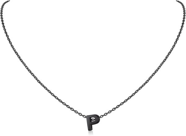 925 Sterling Silver Initial Necklace for Women Dainty Letter Jewelry Personalized Gift