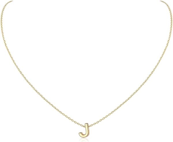 925 Sterling Silver Initial Necklace for Women Dainty Letter Jewelry Personalized Gift