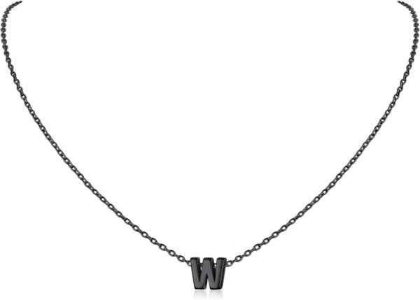 925 Sterling Silver Initial Necklace for Women Dainty Letter Jewelry Personalized Gift
