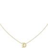 925 Sterling Silver Initial Necklace for Women Dainty Letter Jewelry Personalized Gift