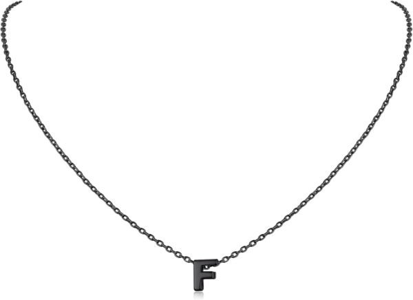 925 Sterling Silver Initial Necklace for Women Dainty Letter Jewelry Personalized Gift