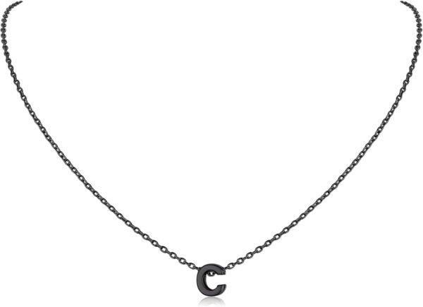 925 Sterling Silver Initial Necklace for Women Dainty Letter Jewelry Personalized Gift