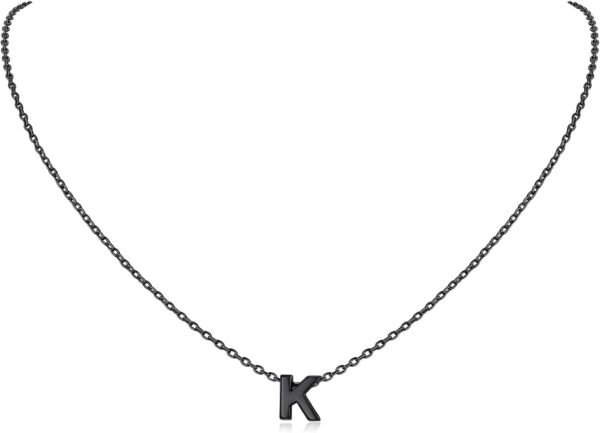 925 Sterling Silver Initial Necklace for Women Dainty Letter Jewelry Personalized Gift