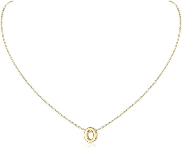 925 Sterling Silver Initial Necklace for Women Dainty Letter Jewelry Personalized Gift