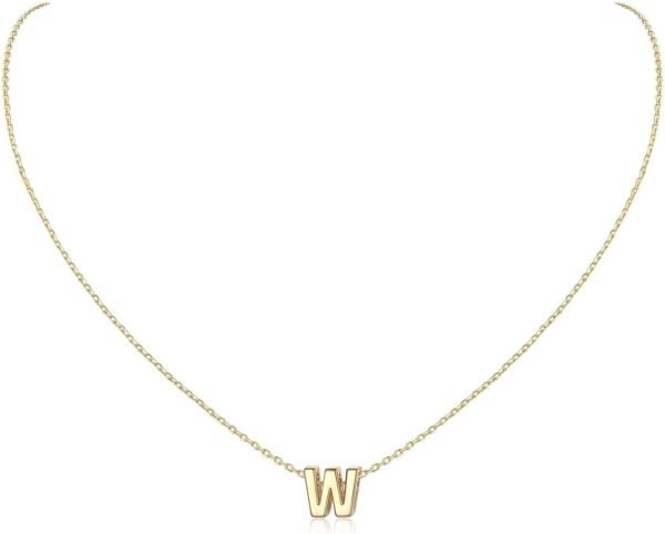 925 Sterling Silver Initial Necklace for Women Dainty Letter Jewelry Personalized Gift