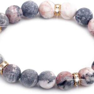 51PGTVZ1TCL._AC_SL1000 Healing Bracelet For Women Anxiety Crystal Bracelet Chakra Beaded Bracelets Rose Quartz Crystals And Healing Stones Yoga Bead Bracelet Calming Stretch Bracelet Stress Relief Gifts For Women
