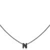925 Sterling Silver Initial Necklace for Women Dainty Letter Jewelry Personalized Gift