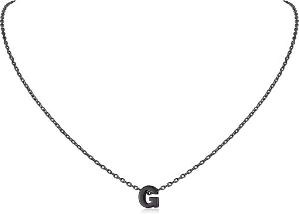 925 Sterling Silver Initial Necklace for Women Dainty Letter Jewelry Personalized Gift