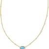 14k Gold-Plated Satellite Short Pendant Necklace, Fashion Jewelry for Women