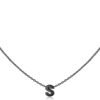 925 Sterling Silver Initial Necklace for Women Dainty Letter Jewelry Personalized Gift