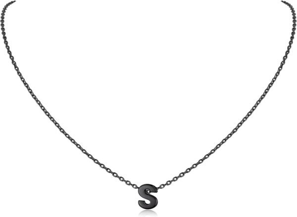 925 Sterling Silver Initial Necklace for Women Dainty Letter Jewelry Personalized Gift