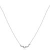 Diamond Necklace for Women Dainty Square Cubic Zirconia Splints Solitaire Pendant Necklace for women 14kGold/Silver Plated Different Width Square CZ Pendant Necklaces Simulated Diamond Bridesmaid Jewelry for Women