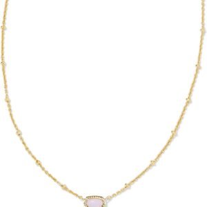 14k Gold-Plated Satellite Short Pendant Necklace, Fashion Jewelry for Women