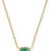 14k Gold-Plated Satellite Short Pendant Necklace, Fashion Jewelry for Women