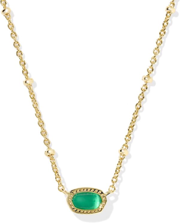 14k Gold-Plated Satellite Short Pendant Necklace, Fashion Jewelry for Women