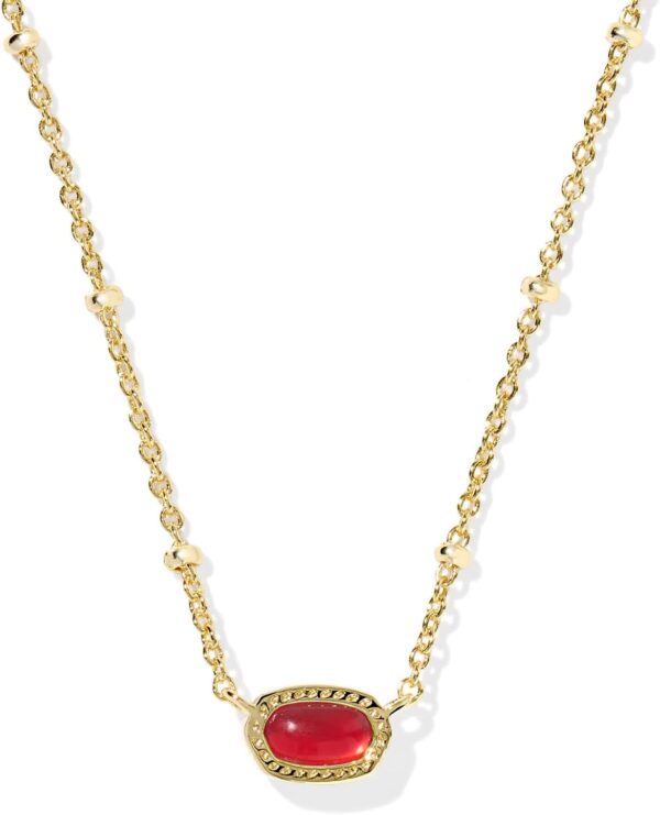 14k Gold-Plated Satellite Short Pendant Necklace, Fashion Jewelry for Women