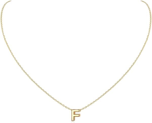 925 Sterling Silver Initial Necklace for Women Dainty Letter Jewelry Personalized Gift
