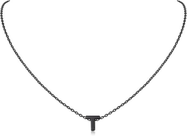 925 Sterling Silver Initial Necklace for Women Dainty Letter Jewelry Personalized Gift
