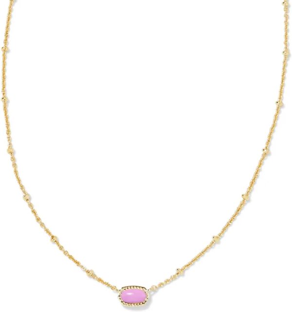 14k Gold-Plated Satellite Short Pendant Necklace, Fashion Jewelry for Women