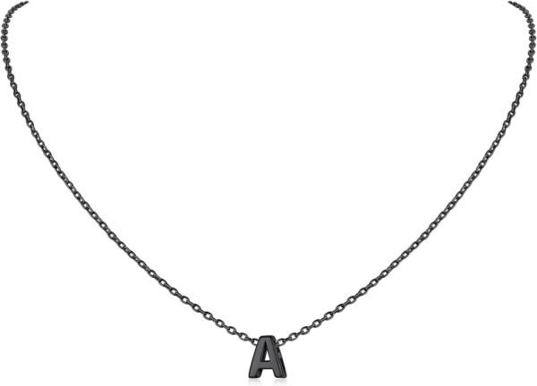 925 Sterling Silver Initial Necklace for Women Dainty Letter Jewelry Personalized Gift