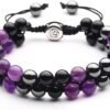 Triple Protection Bracelet - for Protect & Balance - Energy Crystal Handmade Bracelets for Men Women