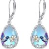 Hummingbird Earrings Bird Dangle 925 Sterling Silver Jewelry Gifts for Women