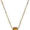 14k Gold-Plated Satellite Short Pendant Necklace, Fashion Jewelry for Women