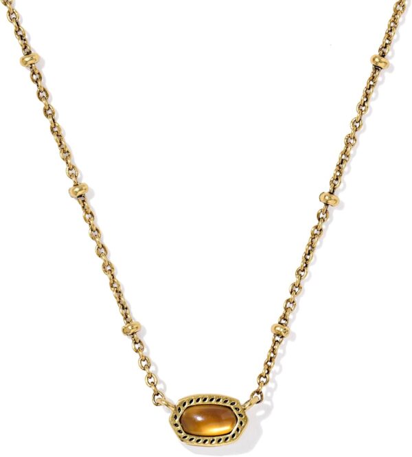 14k Gold-Plated Satellite Short Pendant Necklace, Fashion Jewelry for Women