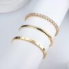 14K Gold Bracelets for Women Trendy Bangle Cuff Chain Bracelets Set Gold Plated Paperclip Bead Tennis Bracelet Chunky Gold Filled Bracelet Stack 3/4PCS