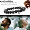 Men’s Bracelet Set Multi - Tiger Eye/Matte Agate/Lava Rock Gifts for Birthday/Anniversary/Christmas