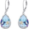 Hummingbird Earrings Bird Dangle 925 Sterling Silver Jewelry Gifts for Women