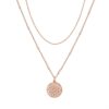 14K Gold Plated Layering Necklaces | Stylish Minimalist Design Pendant Necklaces | Bar, Circle, Lotus, Disc, Dog Tag, Horizontal Bar Pendants for Women
