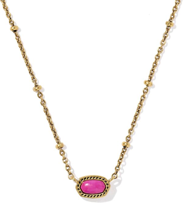 14k Gold-Plated Satellite Short Pendant Necklace, Fashion Jewelry for Women