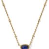 14k Gold-Plated Satellite Short Pendant Necklace, Fashion Jewelry for Women