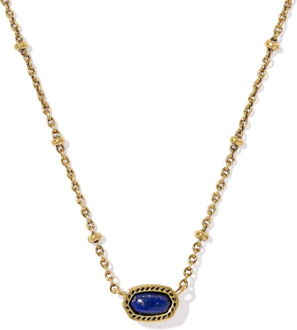 14k Gold-Plated Satellite Short Pendant Necklace, Fashion Jewelry for Women