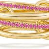 Stackable Rings for Women Non Tarnish, Dainty Cubic Zirconia Multi Ring 18K Gold Plated, Statement Rings Stacking Rings Jewelry