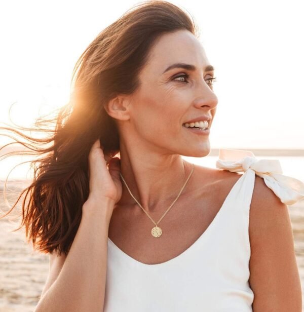 20PCS 14K Gold Plated Choker Necklaces for Women, Dainty Gold Diamond Coin Pearl Pendant Simple Chain Necklace Set Cute Gold Layered Necklaces for Women Teen Jewelry Gifts