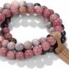 3 PCS Healing Crystal Bracelets for Women 8mm Natural Stone Beaded Stretch Bracelet Amethyst Jewelry Gifts