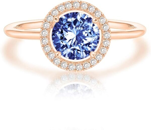 14K Gold Plated Crystal Birthstone Rings | Rings For Women