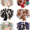Bohemian Boho Stackable Bracelets for Women Set, Girls Stretch Multilayer Stack Beads Colorful Beaded Charm Bracelets Girl Handmade Jewelry