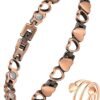 Copper Bracelets for Women, 99.99% Pure Copper Magnetic Bracelets with Effective Neodymium Magnets, Adjustable Jewelry Gift with Sizing Tool