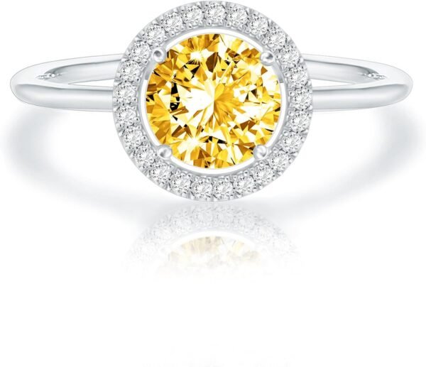 14K Gold Plated Crystal Birthstone Rings | Rings For Women