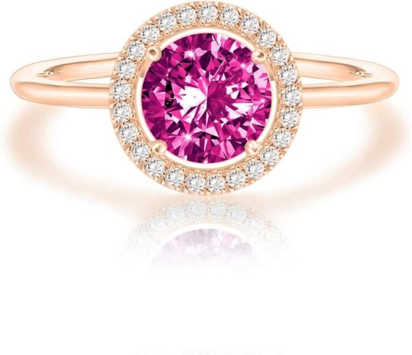 14K Gold Plated Crystal Birthstone Rings | Rings For Women