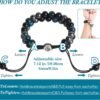 Triple Protection Bracelet - for Protect & Balance - Energy Crystal Handmade Bracelets for Men Women