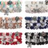 Bohemian Boho Stackable Bracelets for Women Set, Girls Stretch Multilayer Stack Beads Colorful Beaded Charm Bracelets Girl Handmade Jewelry