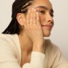 14K Gold Plated Four Pieces Thin Rings Set for Women | 4 Dainty Stacking Rings Pack | Minimalist Stackable Bands